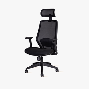 Chaise de bureau moderne Formia, dossier réglable en hauteur, en cuir PU, chaise élévatrice pour bureau à domicile, appui-tête réglable contemporain - Product Image 2