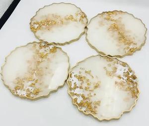 Posavasos de resina con purpurina únicos Sparkle & Shine, regalos entretenidos modernos y elegantes para manualidades y seres queridos - Product Image 1