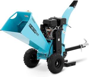 Trituradora de Madera Portátil con Motor de Gasolina de 15Hp, Máquina de Aserrín con Rodamiento de Engranajes, Fácil de Operar, Garantía de 5 Años - Product Image 3