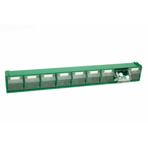 Cassettiera Componibile Fox 101 Verde 9 Cassetti mm. 600x68x76 H - Product Image 1