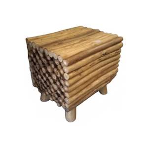Meilleure vente Tabouret classique moderne en bois de haute qualité pour l'intérieur et l'extérieur pour les hôtels, le salon et la chambre à coucher-Style Bulus indonésien - Product Image 1