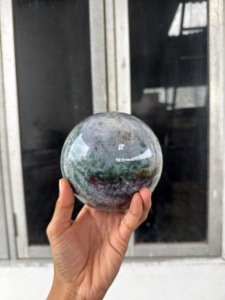 Natural Unicorn Jasper Sphere Sphere High Quality Polished <b>Crystal</b> <b>Ball</b> Healing Stone Display Home Decoration Wholesale - Product Image 3