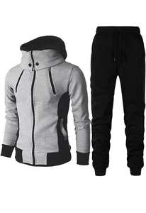 Survêtements respirants écologiques d'hiver pour hommes de grande taille 100% coton personnalisables de haute qualité - Product Image 3