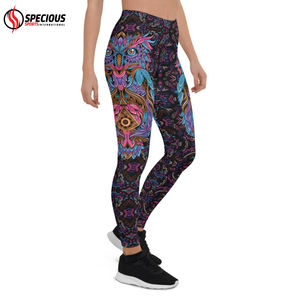 Leggings Deportivos de Cintura Alta para Mujer, de la Mejor Calidad, Sublimados, Transpirables, de Punto, para Entrenamiento, Gimnasio, Yoga - Product Image 5