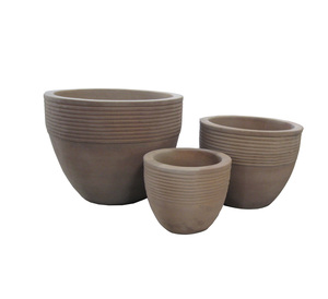 Produits en gros, pots à fleurs et jardinières en terre cuite non vernissée / pots en céramique pour plantes d'intérieur et d'extérieur, décoration de sol - Product Image 3
