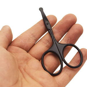 Tijera de punta redonda multiuso con marca personalizada para el cuidado facial y de las cutículas - Product Image 5