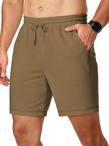 Pantalones Cortos Deportivos de Verano para Hombre, Cintura Elástica, Cintura Media, Logotipo Personalizado, Tejido de Punto, Lona Sólida, Secado Rápido, Transpirable - Product Image 5