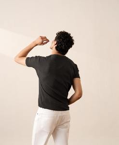 T-shirts pour hommes, graphisme sur le devant, coupe classique, 100% coton tricoté, OEM, manches courtes, respirant, tee-shirt tendance, séchage rapide, vente en gros - Product Image 3