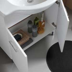 75cm White <b>Floor</b>-Standing <b>Bathroom</b> <b>Cabinet</b> Premium Quality Set Exported to Ravenna - Product Image 4