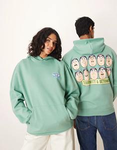 Sweat à capuche taille plus lourd de qualité supérieure en 400gsm Streetwear Pullover Vintage Wash avec logo personnalisé pour hommes et femmes vente en gros - Product Image 2