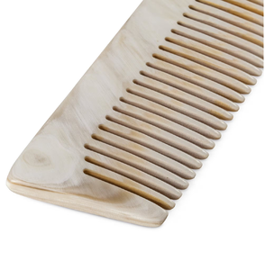 Peigne en corne de boeuf noir Design classique pour la coiffure Nouveau peigne à cheveux en corne de buffle du fabricant pour hommes et femmes - Product Image 3