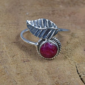 Tendance 925 argent Sterling rubis pierres précieuses bague bijoux à la main en argent Boho Style bague bijoux pour femmes cadeau pour les filles - Product Image 2