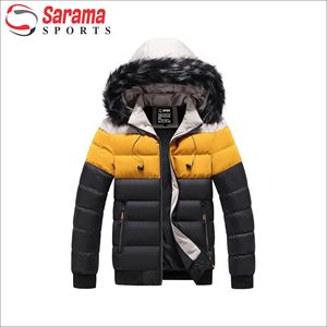 Meilleure qualité hommes automne hiver à la mode Cargo bulle manteaux fermeture à glissière noir grande taille imperméable fait Polyester - Product Image 5