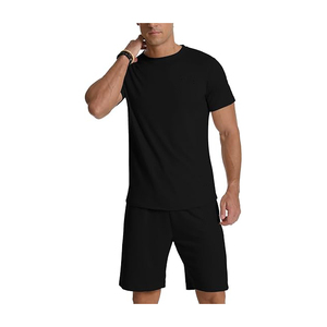 100% Cotton Summer Men's <b>Short</b> Sleeve Tracksuit <b>T</b> <b>Shirt</b> & <b>Shorts</b> <b>set</b> 2 Pockets With High <b>And</b> Premium Quality - Product Image 4