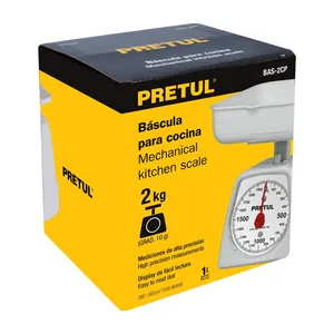Pretul scala da cucina manuale in acciaio inox da 2 Kg con capacità di caffè meccanico con fonte di alimentazione a batteria - Product Image 4