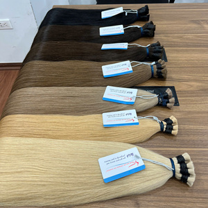 El mejor producto Extensiones de cabello Liso a granel Cabello de color Precio al por mayor Sin desprendimiento Sin enredos Listo para enviar - Product Image 1