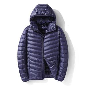 Veste matelassée à capuche en laine et à fermeture éclair pour hommes, veste surdimensionnée chaude pour printemps, noire et personnalisée, manteau épais en duvet pour hommes - Product Image 6