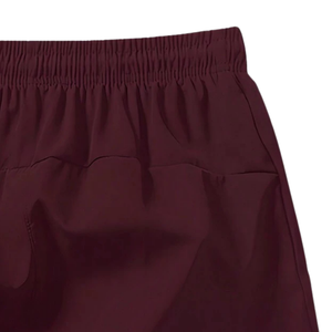 Shorts de course à séchage rapide pour hommes, légers, respirants, pour le sport, la gym, l'entraînement, la plage, avec poches zippées au milieu - Product Image 4