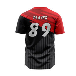 Logotipo personalizado Uniforme de béisbol ligero de gran tamaño Precio barato Uniforme de béisbol para hombres - Product Image 4