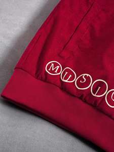 Chaqueta Bomber de un solo botón Y2K de Hip Hop para invierno/primavera estatua Liberty estampado Vintage Unisex lana bordada a prueba de viento - Product Image 4