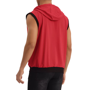 Nuevas Sudaderas con Capucha y Cordones de Gimnasio con Diseño de Logotipo Personalizado, Transpirables, Ecológicas, de Alta Calidad, sin Mangas, para Verano, Tallas XS a XL - Product Image 3