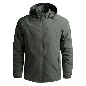 Abrigo de hombre de tendencia 2025 de alta calidad al por mayor de alta calidad gabardina para hombre al aire libre cortavientos chaqueta impermeable para hombre - Product Image 4