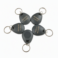 Cartes-clés de proximité RFID ABS avec impression de logo couleur, 125KHz EM4200, porte-clés RFID pour contrôle d'accès hôtelier