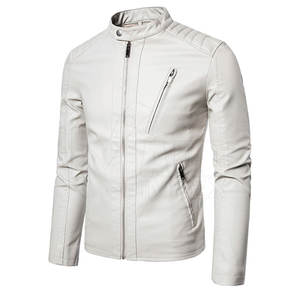 Chaqueta de invierno para hombre, chaqueta de cuero genuino para hombre, transpirable, ajustada, chaqueta de cuero a la moda para hombre, chaqueta de invierno para hombre - Product Image 1