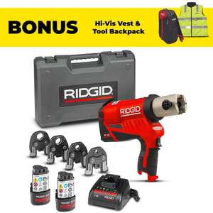 Ridgid 12V 2.5Ah Compact Press <b>Tool</b> <b>Kit</b> (60913) Customizable 4 Jaw Cutting <b>Tools</b> for Industrial DIY Machine Assembly OEM - Product Image 4