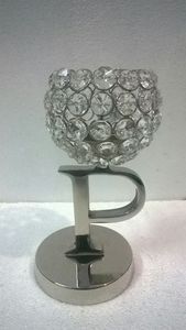 Bougeoir en cristal, décoration de la maison, autre support de bougie brillant, pour l'intérieur et l'extérieur - Product Image 5
