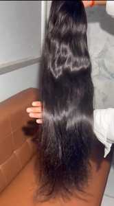 วิกผมคนอินเดียตรงธรรมชาติแบบสองชั้น HD วิกผมลูกไม้สีธรรมชาติที่ดึงออกมาได้ - Product Image 5