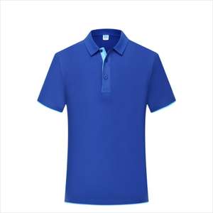 Vente en gros de polos mode de haute qualité 2025 polos en coton et polyester vêtements de rue décontractés polos respirants grande taille pour hommes - Product Image 5