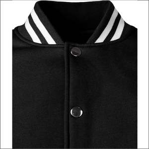 Chaqueta universitaria personalizable OEM para hombre, nuevo diseño de moda con chaqueta de béisbol universitaria bordada de estilo suelto para hombre - Product Image 4