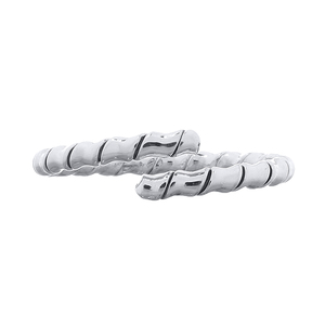 แหวนเงินสเตอริงขัดสูงทำจากไม้ไผ่แบบมินิมอลสำหรับงานปาร์ตี้ของขวัญส่งตรงจากประเทศไทย - Product Image 2