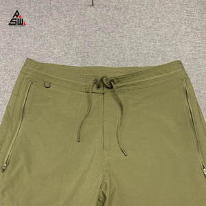 Pantalones Cortos Casuales Clásicos para Hombre, 100% Algodón, Sólidos, Suaves, Transpirables, Cintura Elástica, Uso Diario - Product Image 1