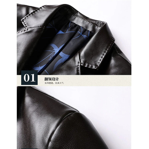Chaqueta de Cuero para Hombre, Estilo Urbano, Lona Impermeable, Transpirable, Moderna, Profesional, de Alta Calidad, al por Mayor - Product Image 6