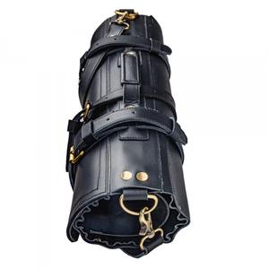 Portable <b>Rolling</b> Leather Knife Bag <b>Backpack</b> Durable Synthetic Leather Case for Kitchen Chef Knives OEM Customizable-LKR-0066 - Product Image 2