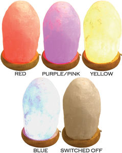 Lámpara de sal del Himalaya tallada en forma de huevo ecológica USB, artesanías naturales, decoración del hogar, estilo piramidal para Navidad, amor náutico - Product Image 5