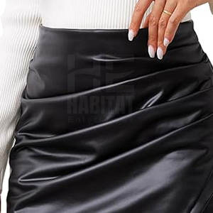 กระโปรงหนังแท้สำหรับผู้หญิง ขนาดสั่งทำได้ เนื้อผ้านุ่ม ระบายอากาศดี เหมาะสำหรับใส่ทำงานและใส่ในช่วงเย็น - Product Image 5