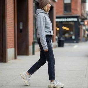 Sweat-shirt à capuche pour femme gris chiné, personnalisé, écologique, hiver, épais, 100% coton molletonné, uni, essentiel - Product Image 5