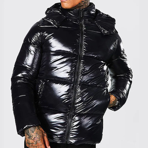 Logo personnalisé OEM Veste chaude d'hiver rembourrée en polyester léger Fabrication de vestes bulle d'air - Product Image 4