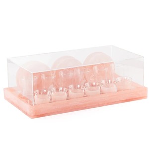 <b>Resin</b> Epoxy Istikana & Coffee Cup Gift Set with Acrylic Dome 12-Piece Luxury Serving Collection with Saucers for Ramadan & Eid - Product Image 3