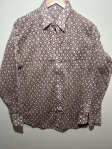 Camisa Casual de Algodón con Estampado a Mano para Hombre, Elegante y Moderna |   Colección de Camisas Florales de Manga Larga 100% Algodón - Product Image 1