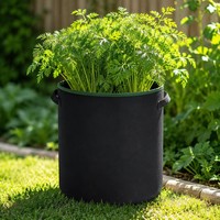 Sac de culture en feutre avec poignées, en tissu non tissé, pour légumes-racines et jardinières, vente en gros directe usine, extérieur - Offre Spéciale