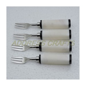 Unique Quality Stainless Steel and Resin Cutlery <b>Set</b> High Quality Fork <b>Set</b> in Wholesale Price Custom Shape and Size Fork <b>Set</b> - Product Image 5