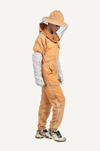 Traje de Apicultura Transpirable de Primera Calidad, Ropa de Trabajo Protectora Ventilada con Velo de Protección para Mayor Comodidad, Seguridad y Recolección de Miel - Product Image 3