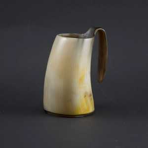 Tasse à bière Cool Beer Mug Buffalo Horn Cadeaux pour hommes Verres écologiques - Product Image 5