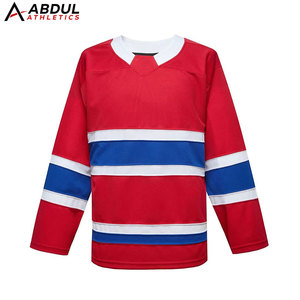 Camiseta de hockey sobre hielo de primera calidad con nombre y número personalizados, material duradero, ideal para deportes de equipo y uso en el día del partido. - Product Image 2