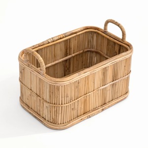 Panier de rangement circulaire en rotin - Design moderne et écologique multi-usages - Product Image 1