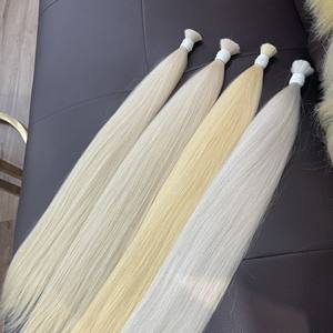 VENTA FLASH 100% Extensiones de cabello virgen vietnamita procesadas a granel Estilo de onda natural crudo - Product Image 4